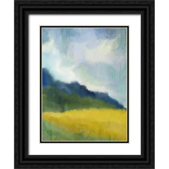 Bailey, Ann 15x18 Black Ornate Wood Framed with Double Matting Museum Art Print Titled - In the Hills