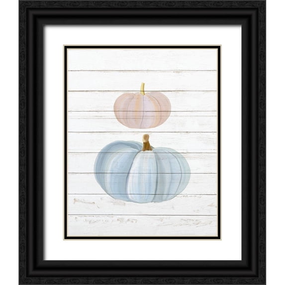 Bailey, Ann 15x18 Black Ornate Wood Framed with Double Matting Museum Art Print Titled - Pumpkins 1
