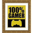 thumbnail image 1 of Bailey, Ann 15x18 Gold Ornate Wood Framed with Double Matting Museum Art Print Titled - 100 Gamer, 1 of 4