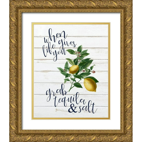 Bailey, Ann 15x18 Gold Ornate Wood Framed with Double Matting Museum Art Print Titled - When Life 2