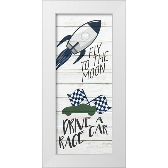 Bailey, Ann 15x32 White Modern Wood Framed Museum Art Print Titled - To Do 2