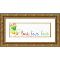 thumbnail image 1 of Bailey, Ann 18x9 Gold Ornate Wood Framed with Double Matting Museum Art Print Titled - Love Balloons 2, 1 of 4