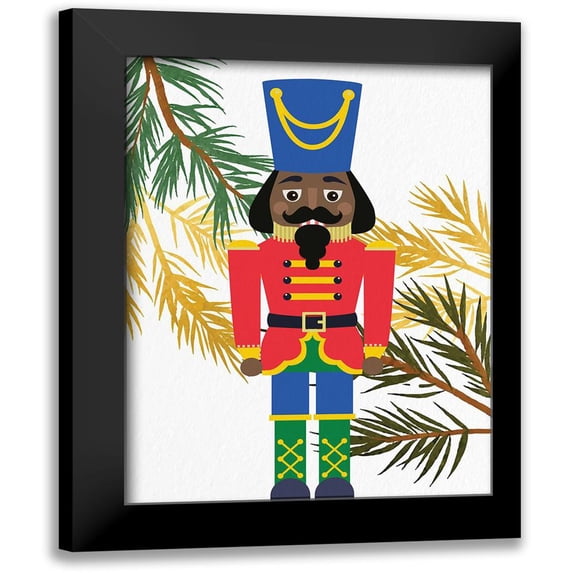 Bailey, Ann 19x24 Black Modern Framed Museum Art Print Titled - Bright Nutcracker 2 v2