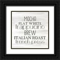 thumbnail image 1 of Bailey, Ann 20x20 Black Ornate Wood Framed with Double Matting Museum Art Print Titled - Coffee Beans 4, 1 of 4