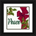 thumbnail image 1 of Bailey, Ann 20x20 Black Ornate Wood Framed with Double Matting Museum Art Print Titled - Peace Bow, 1 of 4