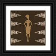 thumbnail image 1 of Bailey, Ann 20x20 Black Ornate Wood Framed with Double Matting Museum Art Print Titled - Woman 1, 1 of 4