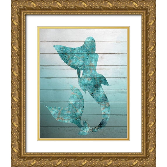 Bailey, Ann 20x24 Gold Ornate Wood Framed with Double Matting Museum Art Print Titled - From the Sea 1