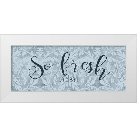 Bailey, Ann 24x12 White Modern Wood Framed Museum Art Print Titled - So Fresh