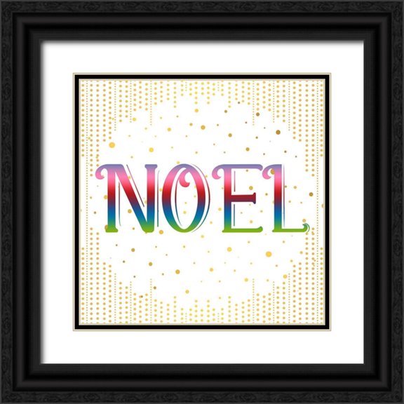 Bailey, Ann 26x26 Black Ornate Wood Framed with Double Matting Museum Art Print Titled - NOEL Colorful