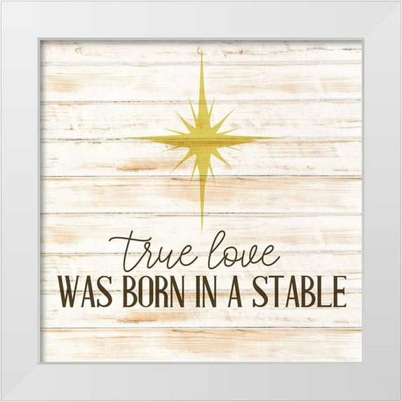 Bailey, Ann 26x26 White Modern Wood Framed Museum Art Print Titled - True Love