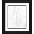 thumbnail image 1 of Bailey, Ann 26x32 Black Ornate Wood Framed with Double Matting Museum Art Print Titled - Fashion Sketch 2, 1 of 4