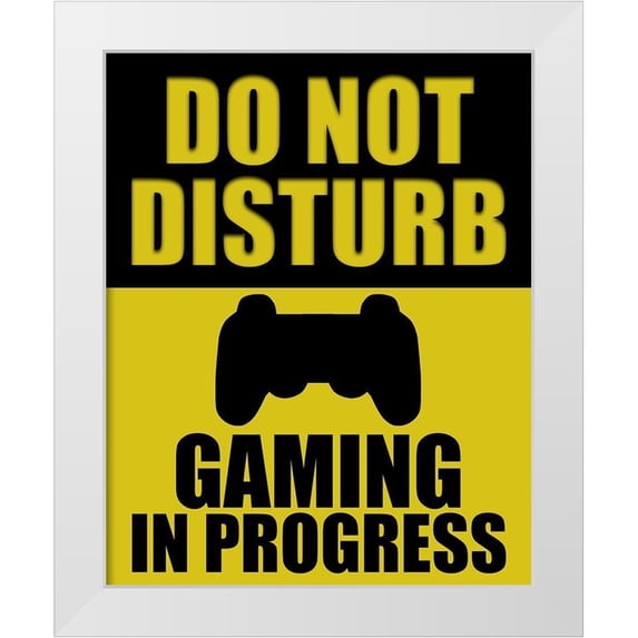 Bailey, Ann 26x32 White Modern Wood Framed Museum Art Print Titled - Do Not Disturb
