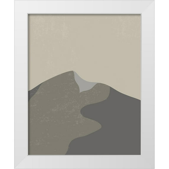 Bailey, Ann 26x32 White Modern Wood Framed Museum Art Print Titled - Moonrise 2
