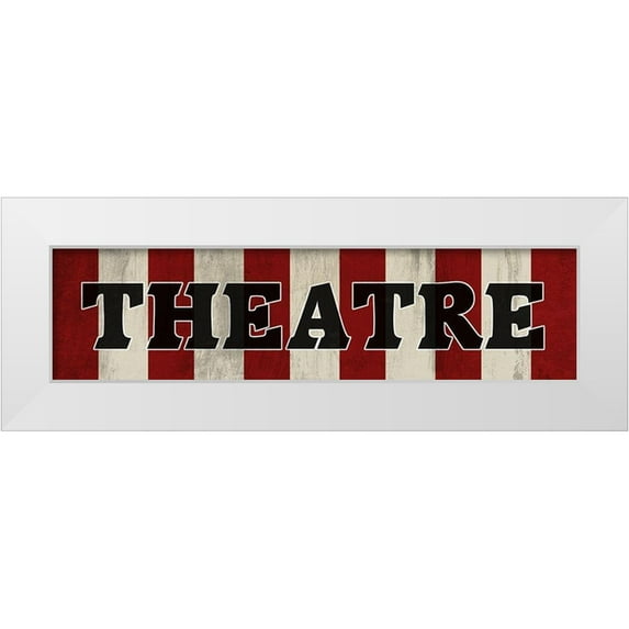 Bailey, Ann 32x11 White Modern Wood Framed Museum Art Print Titled - Theatre