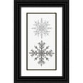 thumbnail image 1 of Bailey, Ann 9x14 Black Ornate Wood Framed with Double Matting Museum Art Print Titled - Snowflake Panel, 1 of 4