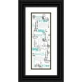 thumbnail image 1 of Bailey, Ann 9x18 Black Ornate Wood Framed with Double Matting Museum Art Print Titled - Bonjour, 1 of 4
