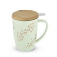 thumbnail image 1 of Bailey Champagne Dots Ceramic Tea Mug & Infuser, 1 of 5