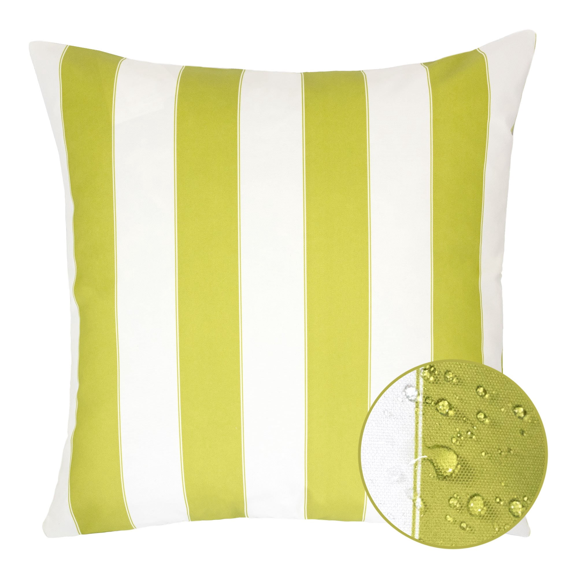Bailey Lime Square Outdoor Throw Pillow