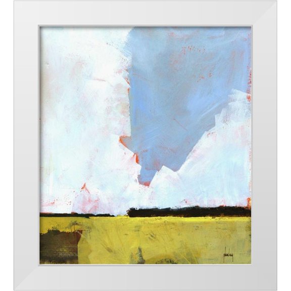 Bailey, Paul 12x13 White Modern Wood Framed Museum Art Print Titled - Barley Field