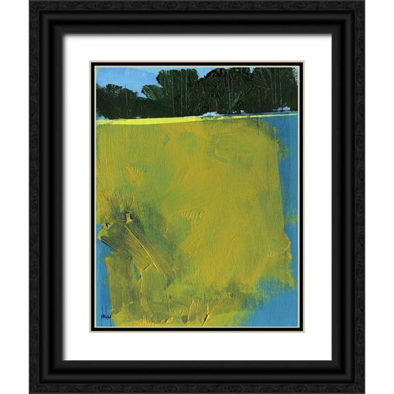 Bailey, Paul 12x14 Black Ornate Wood Framed with Double Matting Museum Art Print Titled - Nicotine