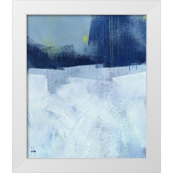 Bailey, Paul 12x14 White Modern Wood Framed Museum Art Print Titled - Blue Sticks