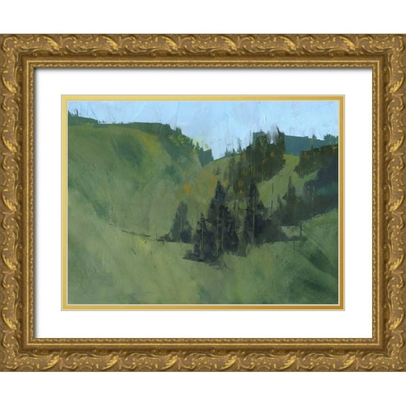 Bailey, Paul 14x12 Gold Ornate Wood Framed with Double Matting Museum Art Print Titled - Radnor Walk