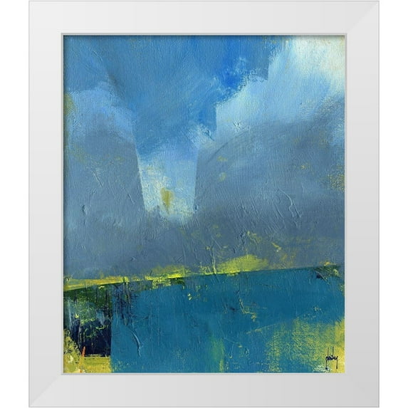 Bailey, Paul 20x23 White Modern Wood Framed Museum Art Print Titled - Pasture