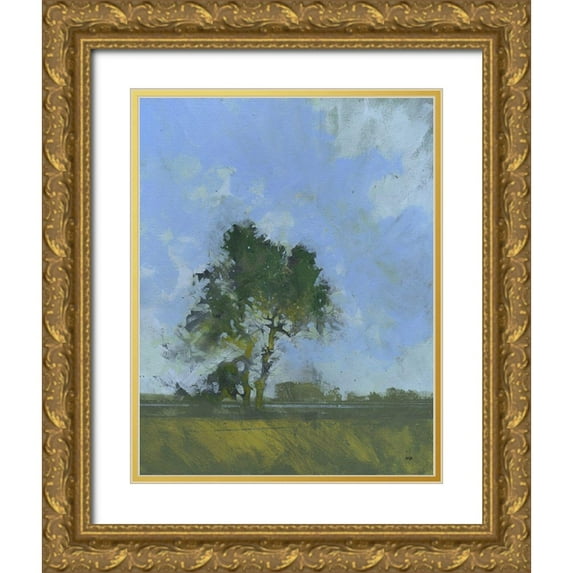Bailey, Paul 20x24 Gold Ornate Wood Framed with Double Matting Museum Art Print Titled - Sandlings Dawn