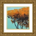 thumbnail image 1 of Bailey, Paul 26x26 Gold Ornate Wood Framed with Double Matting Museum Art Print Titled - Five Trees, 1 of 4