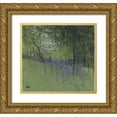 thumbnail image 1 of Bailey, Paul 28x26 Gold Ornate Wood Framed with Double Matting Museum Art Print Titled - Bluebells, 1 of 4