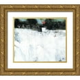 thumbnail image 1 of Bailey, Paul 30x26 Gold Ornate Wood Framed with Double Matting Museum Art Print Titled - White Void, 1 of 4