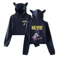 thumbnail image 1 of Bailey Sarian Cat Cropped Hoodies Dark History Merch Unisex long sleeves Sweet Streetwear, 1 of 4