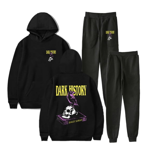 Bailey Sarian Dark History Hoodie Suit Streetwear Man/Woman 2 Pieces Sets