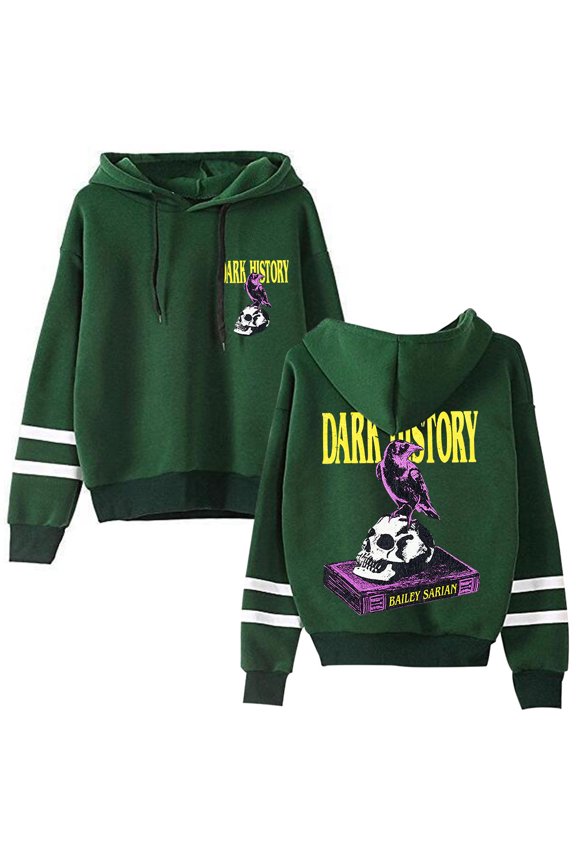 Bailey Sarian Dark History Logo Merch Pullovers Pocketless Parallel Bars Sleeve Streetwear
