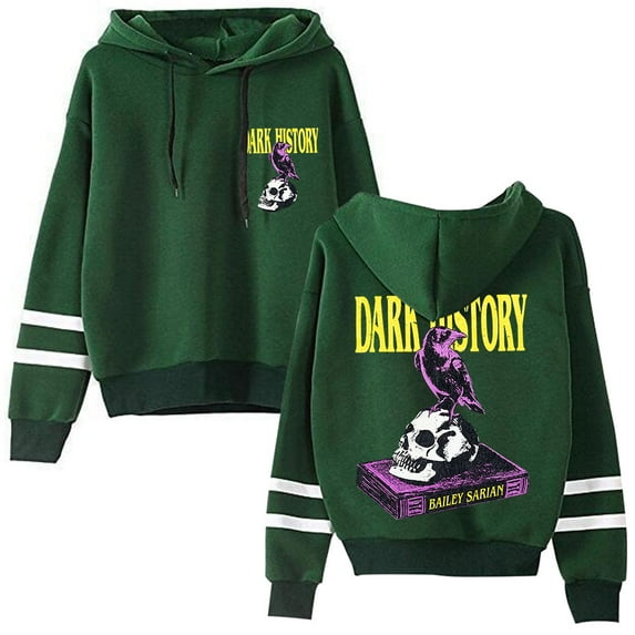 Bailey Sarian Dark History Logo Merch Pullovers Pocketless Parallel Bars Sleeve Streetwear