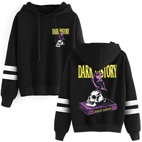 Bailey Sarian Dark History Logo Merch Pullovers Pocketless Parallel Bars Sleeve Streetwear