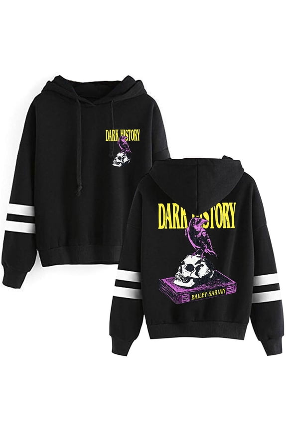Bailey Sarian Dark History Logo Merch Pullovers Pocketless Parallel Bars Sleeve Streetwear