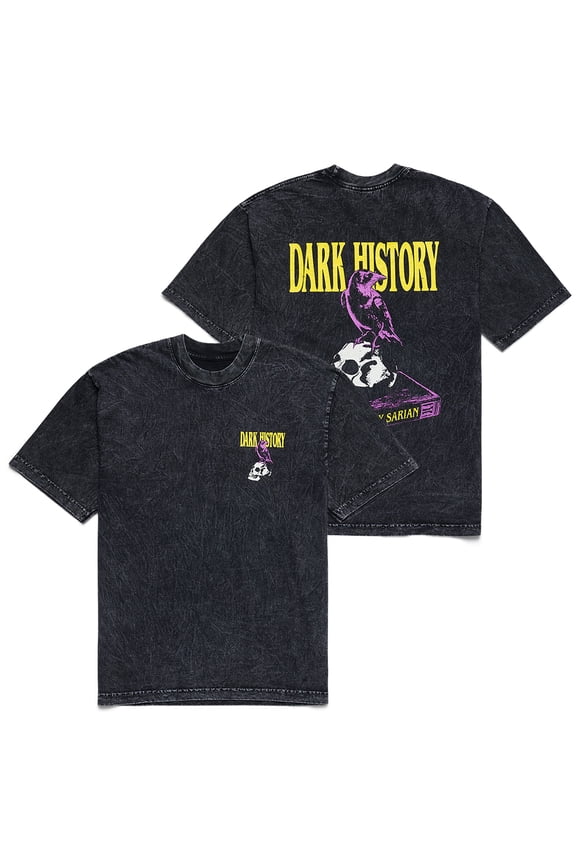 Bailey Sarian Dark History Logo Merch Wash Tee Cosplay Women Men Fashion Short Sleeve Cotton TShirts