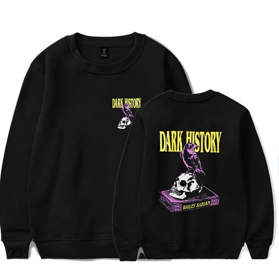 Bailey Sarian Dark History crew neck sweatshirt Merch Long sleeve Fashion Casual Hooded Sweatshirts