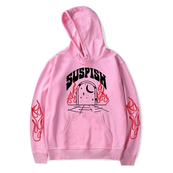 Bailey Sarian Merch Suspish Salmon Hoodies Unisex long sleeves Trendy Casual Streetwear