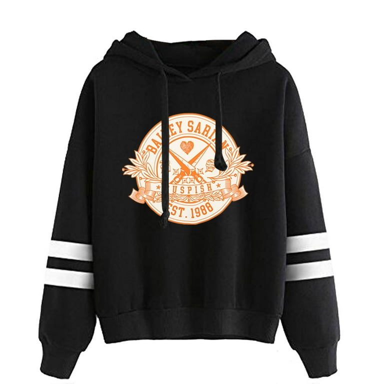 Bailey Sarian Suspish EST 1988 Pocketless Hoodies Sweatshirt Men