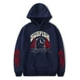 thumbnail image 1 of Bailey Sarian "Suspish Salmon" Merch Unisex Cotton-Blend Long Sleeve Casual Pullover Hoodie, 1 of 6