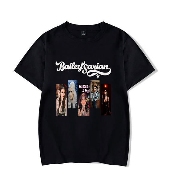 Bailey Sarian Tshirts Summer Women Men Casual Printed Trend Fashion Summer Tops Tee