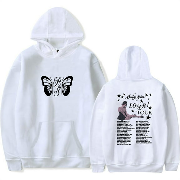 Bailey Spinn Loser Tour 2025 Hoodies Funny Pullovers Hip Hop Clothes Unique Sweatshirts