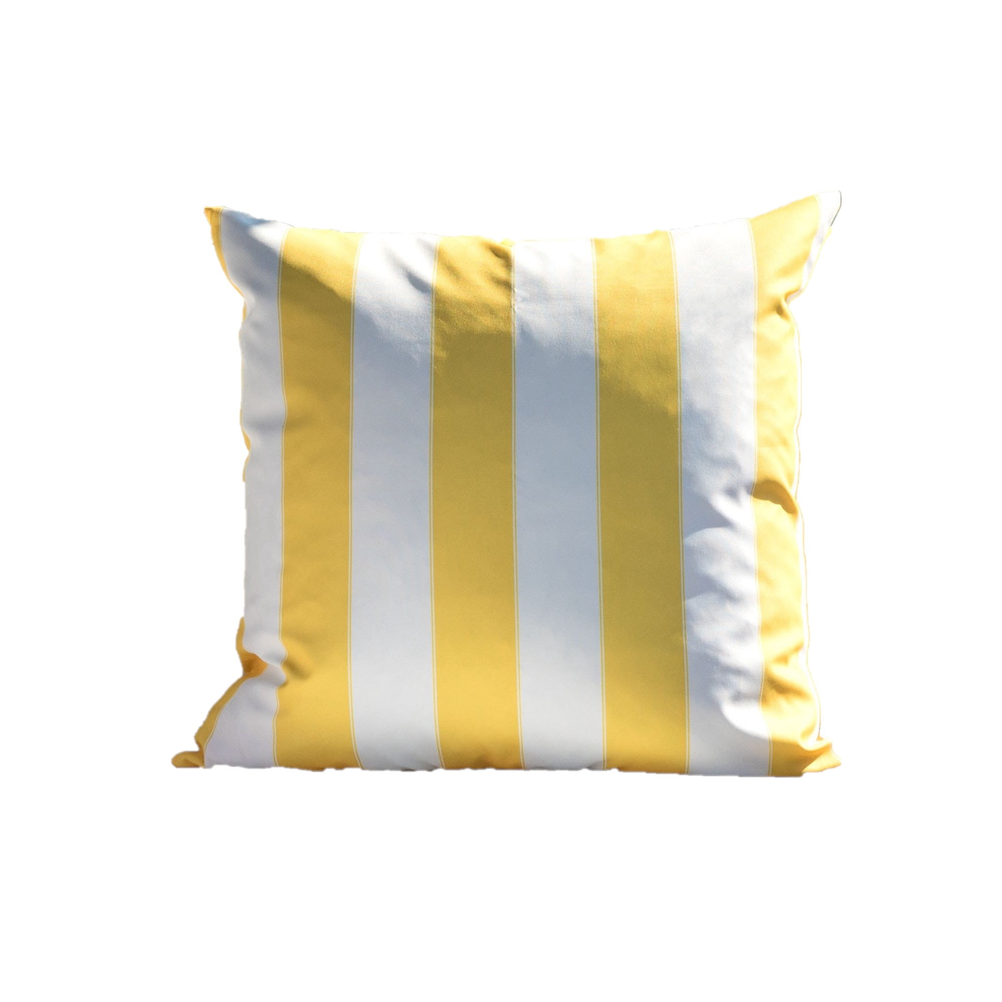 Bailey Yellow Square Outdoor Throw Pillow