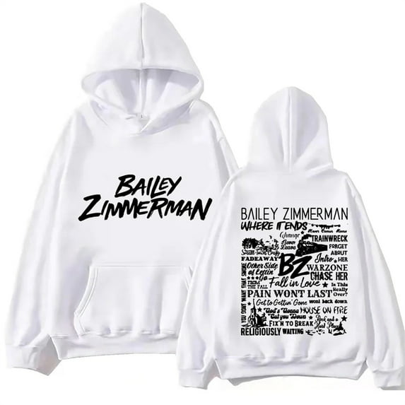 Bailey Zimmerman 2024 Religiously Hoodie Merch Men Women Sweatshirts Long Sleeve HipHop Hooded