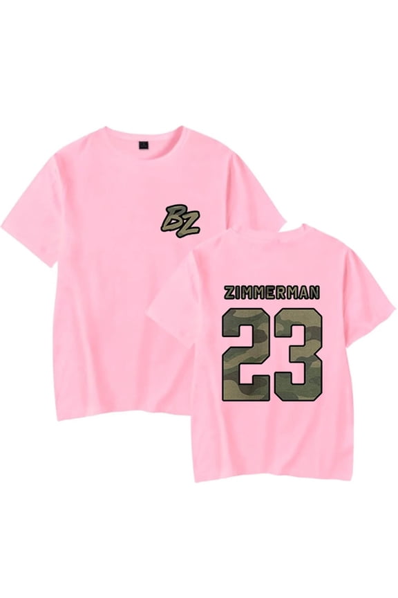 Bailey Zimmerman BZ Camo Logo Cosplay Merch T-shirt Short Sleeve Women Men Summer Tee Top Tshirt
