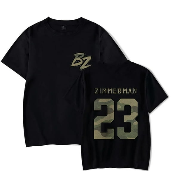 Bailey Zimmerman BZ Camo Logo Cosplay Merch T-shirt Short Sleeve Women Men Summer Tee Top Tshirt