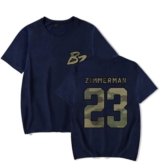 Bailey Zimmerman BZ Camo Logo Cosplay Merch T-shirt Short Sleeve Women Men Summer Tee Top Tshirt