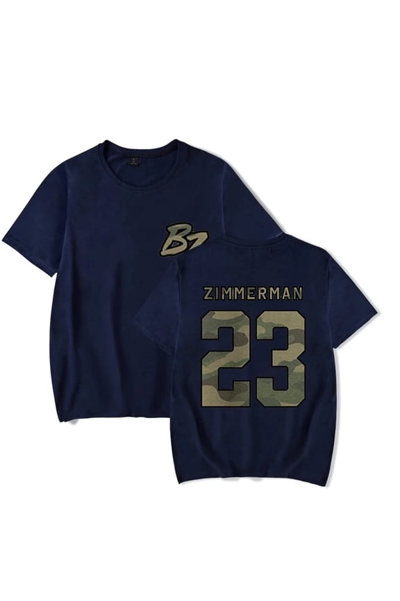 Bailey Zimmerman BZ Camo Logo Cosplay Merch T-shirt Short Sleeve Women Men Summer Tee Top Tshirt